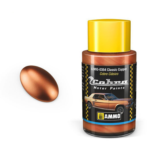 AMMO by Mig 354 Cobra Motor: Classic Copper Acrylic Paint 30ml Bottle