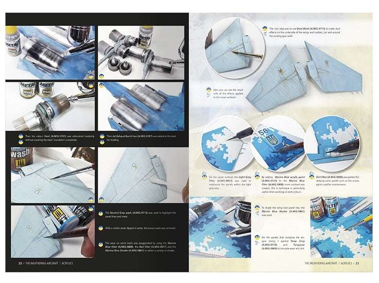 AMMO by Mig 5225 The Weathering Aircraft Magazine #25: Acrylics