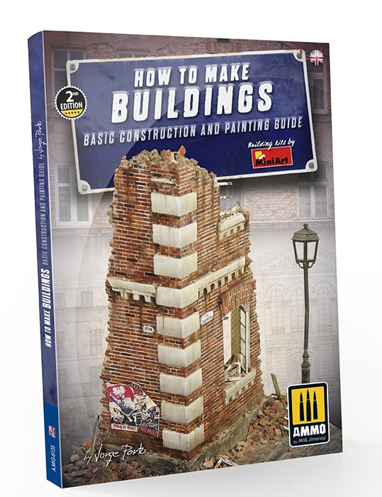AMMO by Mig 6135 How to Make Buildings Basic Construction & Painting Guide Book