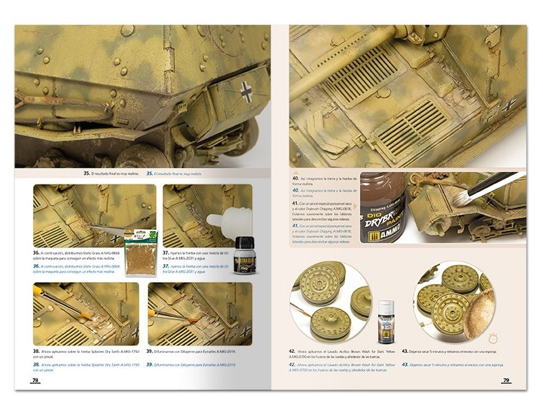 AMMO by Mig 6303 How to Paint Mid WWII German Tanks Book
