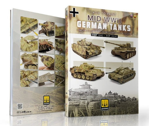 AMMO by Mig 6303 How to Paint Mid WWII German Tanks Book