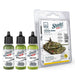 AMMO by Mig 7321 Russian Green Shader Acrylic Paint Set (3 Colors) 10ml Bottles