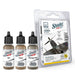 AMMO by Mig 7325 Motors Shader Acrylic Paint Set (3 Colors) 10ml Bottles