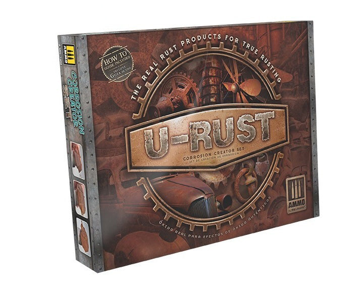AMMO by Mig 7460 U-Rust: Corrosion Creator Set (9 Bottles & Booklet)