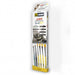 AMMO by Mig 7612 Extreme Weathering Diorama Brush Set: Drybrush, Pigment, Flat, Angle, Filbert, Saw