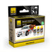 AMMO by Mig 7868 Cobra Motor: Spanish Teams Racing Cars Vol. 1 Acrylic Lacquer Paint Set (3 Colors) 30ml Bottles