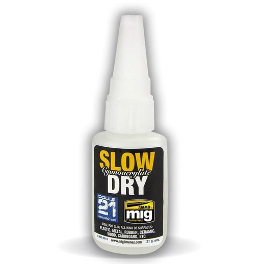 AMMO by Mig 8013 Slow Dry Cyanoacrylate Glue 21g Bottle
