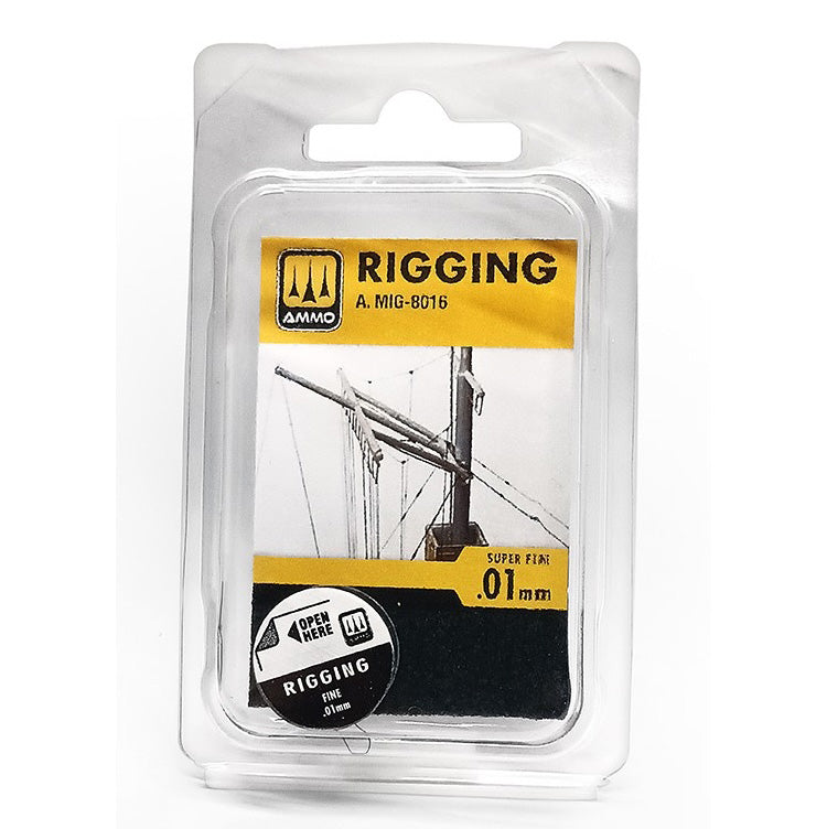 AMMO by Mig 8016 Super Fine Rigging Thread .01mm