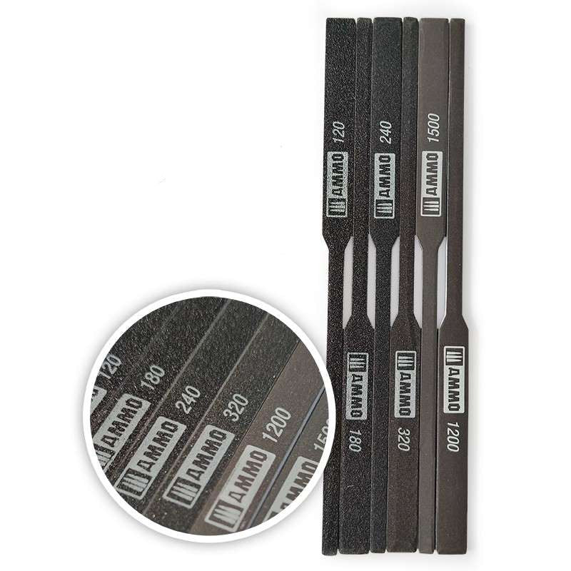 AMMO by Mig 8567 Tapered Sanding Stick (120/180/240/320/1200/1500)