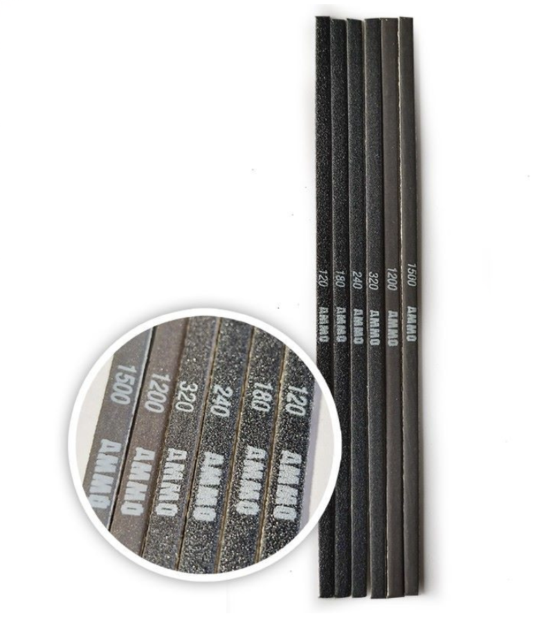 AMMO by Mig 8568 Contour Sanding Stick (120/180/240/320/1200/1500)