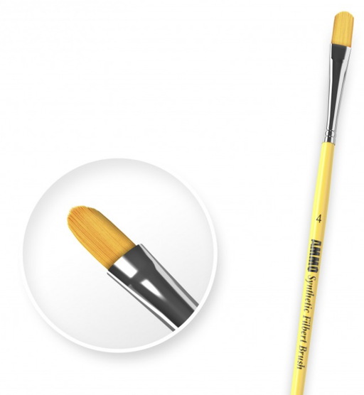 AMMO by Mig 8595 Synthetic Filbert #4 Brush