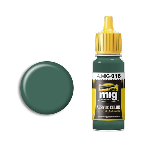 AMMO by Mig A.MIG-018 Waffen SS-Polizei Grun Acrylic Paint 17ml