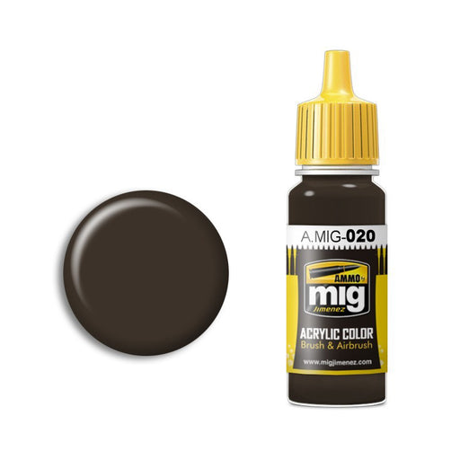 AMMO by Mig A.MIG-020 6K Russian Brown Acrylic Paint 17ml