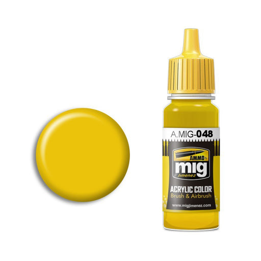 AMMO by Mig A.MIG-048 Yellow Acrylic Paint 17ml