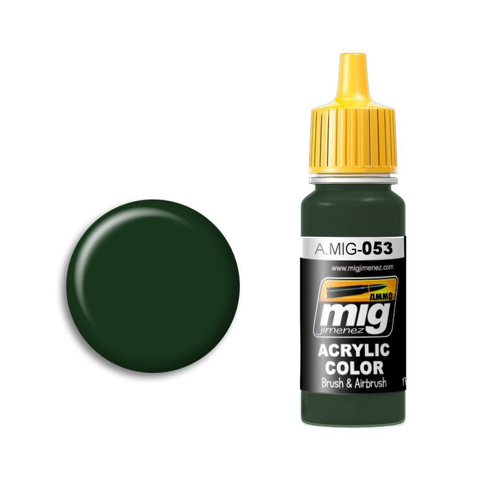 AMMO by Mig A.MIG-053 Protective Green Acrylic Paint 17ml