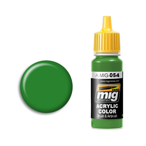 AMMO by Mig A.MIG-054 Signal Green Acrylic Paint 17ml