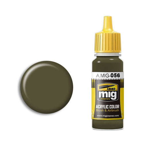 AMMO by Mig A.MIG-056 Green Khaki Acrylic Paint 17ml