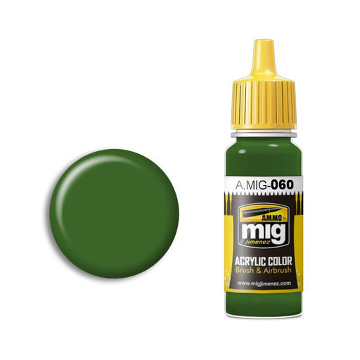 AMMO by Mig A.MIG-060 Pale Green Acrylic Paint 17ml