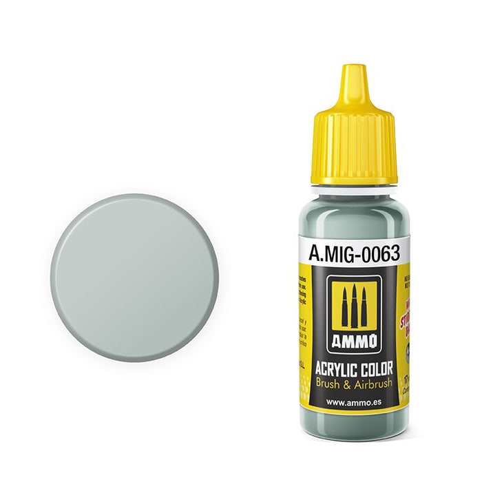 AMMO by Mig A.MIG-063 Pale Grey Acrylic Paint 17ml