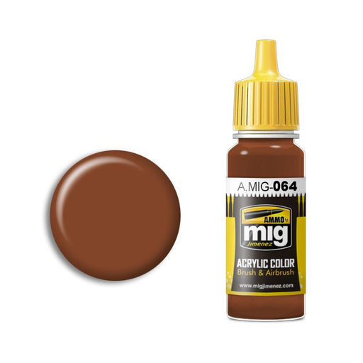 AMMO by Mig A.MIG-064 Earth Brown Acrylic Paint 17ml