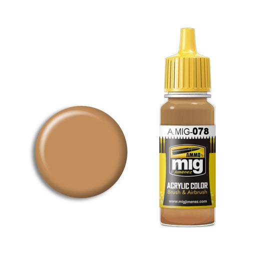 AMMO by Mig A.MIG-078 Ochre Earth Acrylic Paint 17ml