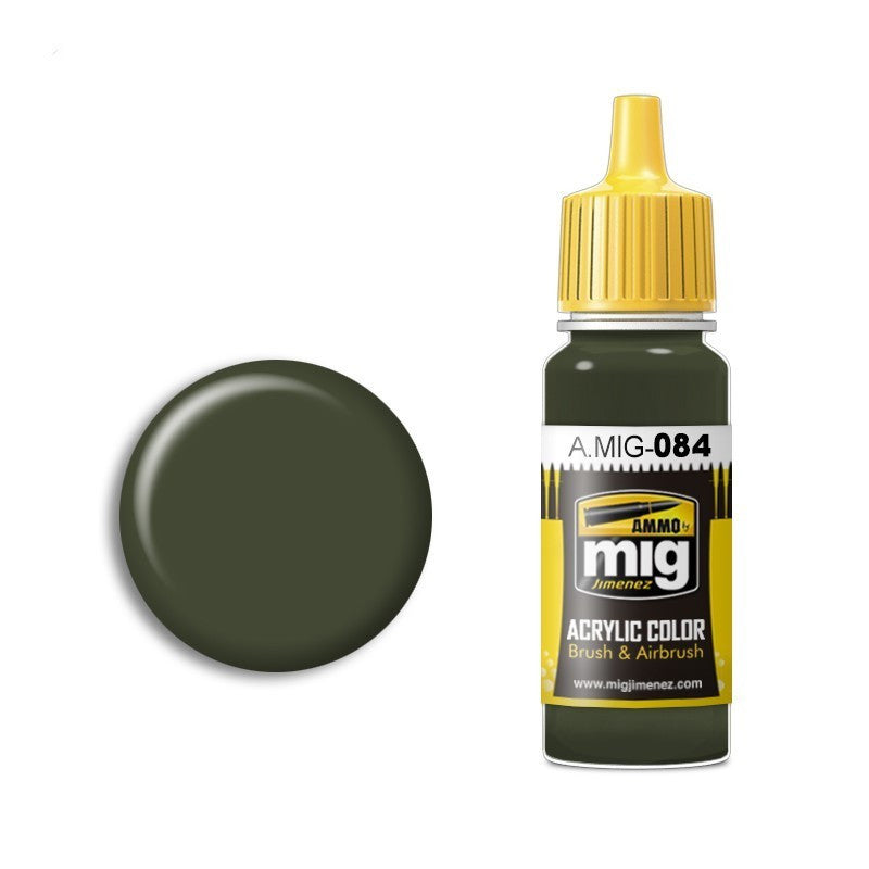 AMMO by Mig A.MIG-084 Nato Green Acrylic Paint 17ml