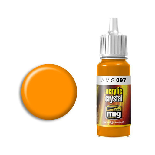 AMMO by Mig A.MIG-097 Crystal Orange Acrylic Paint 17ml