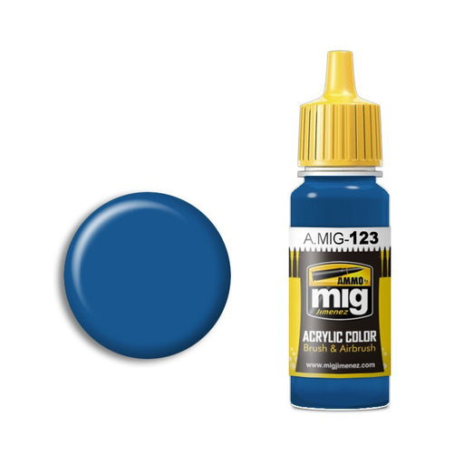 AMMO by Mig A.MIG-123 Marine Blue Acrylic Paint 17ml