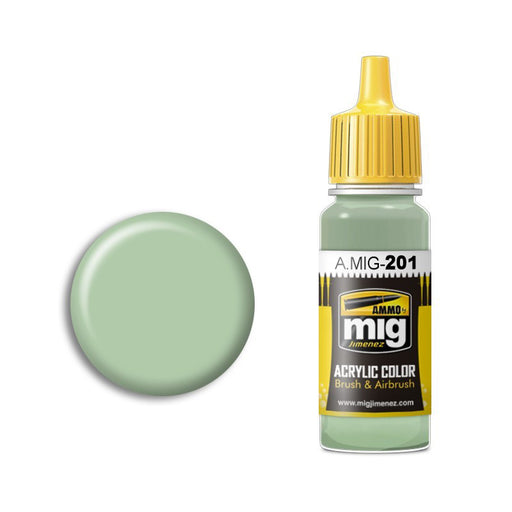 AMMO by Mig A.MIG-201 FS 34424 Light Gray Green Acrylic Paint 17ml
