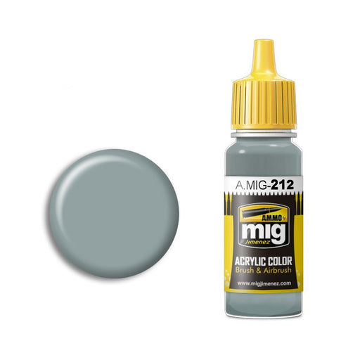 AMMO by Mig A.MIG-212 FS 26373 Silver Grey Acrylic Paint 17ml