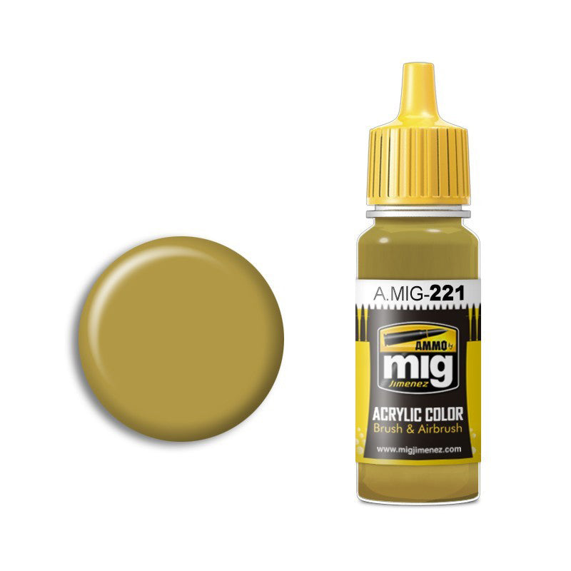 AMMO by Mig A.MIG-221 FS 33481 ZincChromate Yellow Acrylic Paint 17ml