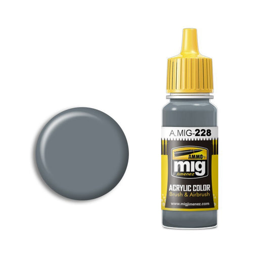 AMMO by Mig A.MIG-228 FS 35164 Intermediate Blue (ANA 6508) Acrylic Paint 17ml