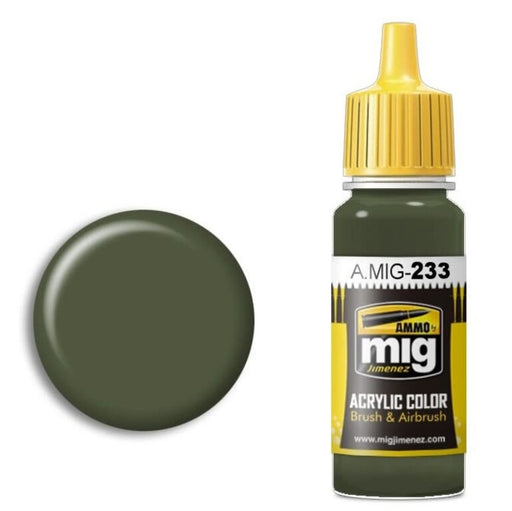 AMMO by Mig A.MIG-233 RLM 71 Dunkelgrun Acrylic Paint 17ml