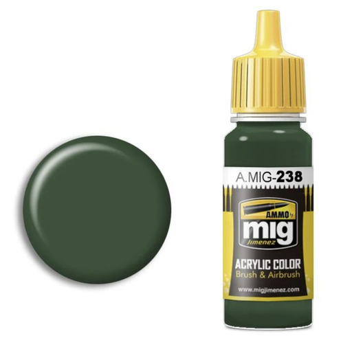 AMMO by Mig A.MIG-238 FS 34092 Medium Green Acrylic Paint 17ml