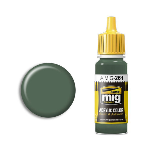 AMMO by Mig A.MIG-261 IJA Nakajima Green Acrylic Paint 17ml