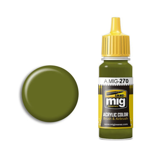 AMMO by Mig A.MIG-270 Mitsubishi Interior Green Acrylic Paint 17ml