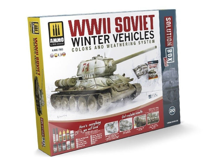 AMMO by Mig A.MIG-7903 Solution Box Mini 20 WWII Soviet Winter Vehicles