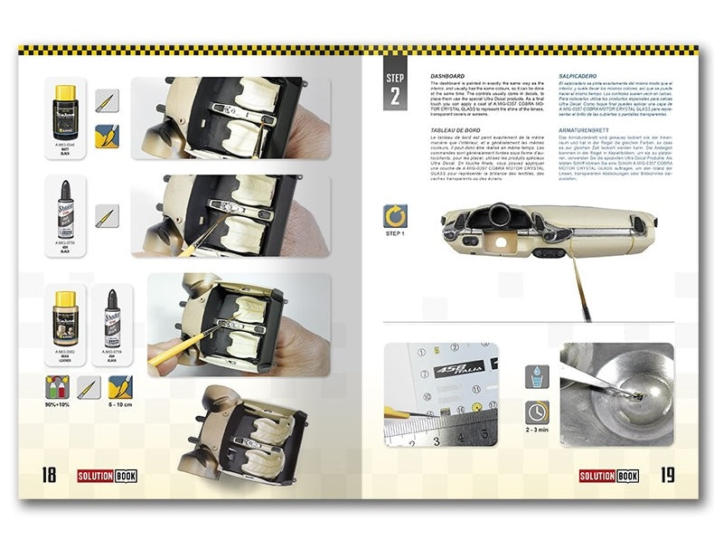 AMMO by Mig A.MIG-7904 Solution Box Mini How to Paint and Lacquer Scale Cars
