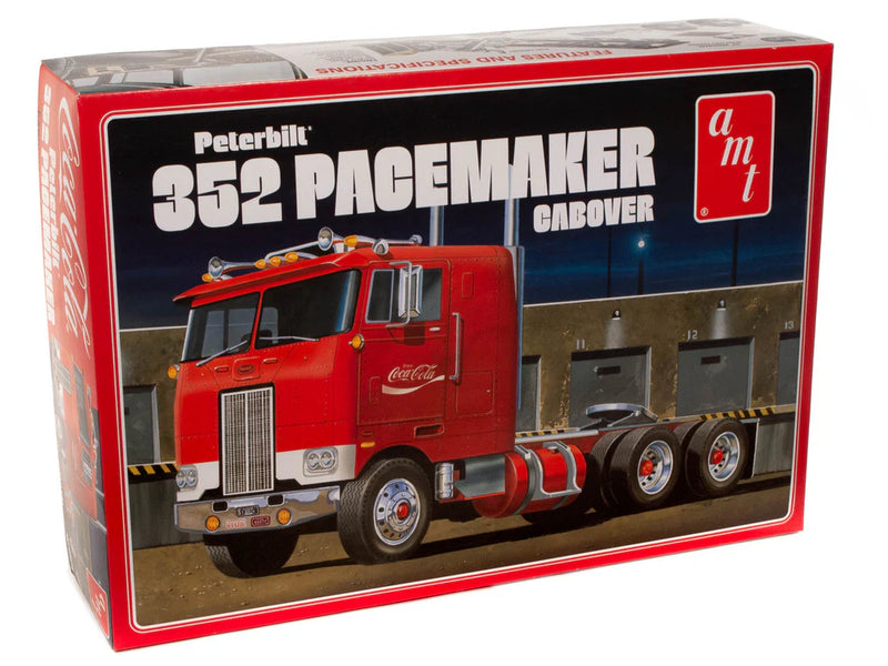 amt 1090 1/25 Peterbilt 352 Pacemaker Cabover Semi Tractor Cab (Coca-Cola) Skill Level 3 Model Kit