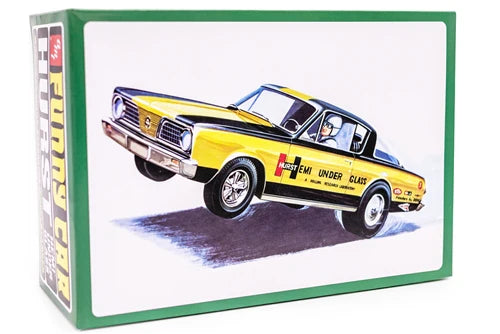 amt 1153 1/25 1966 Plymouth Barracuda Hemi Under Glass Skill Level 2 Model Kit