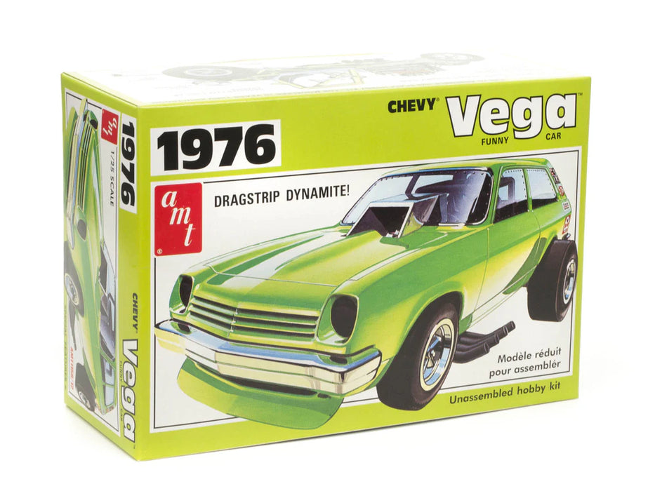 amt 1156 1/25 1976 Chevy Vega Funny Car Skill Level 2 Model Kit