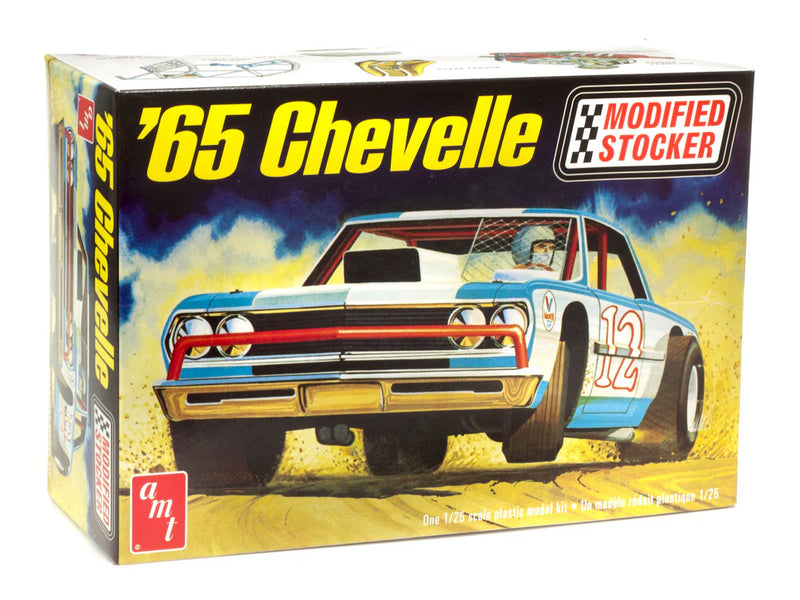 amt 1177 1/25 1965 Chevy Chevelle Modified Stocker Skill Level 2 Model Kit