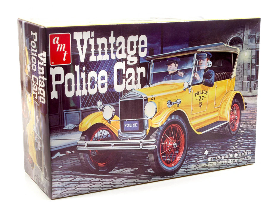 amt 1182 1/25 1927 Ford Vintage Model T Police Car Skill Level 2 Model Kit