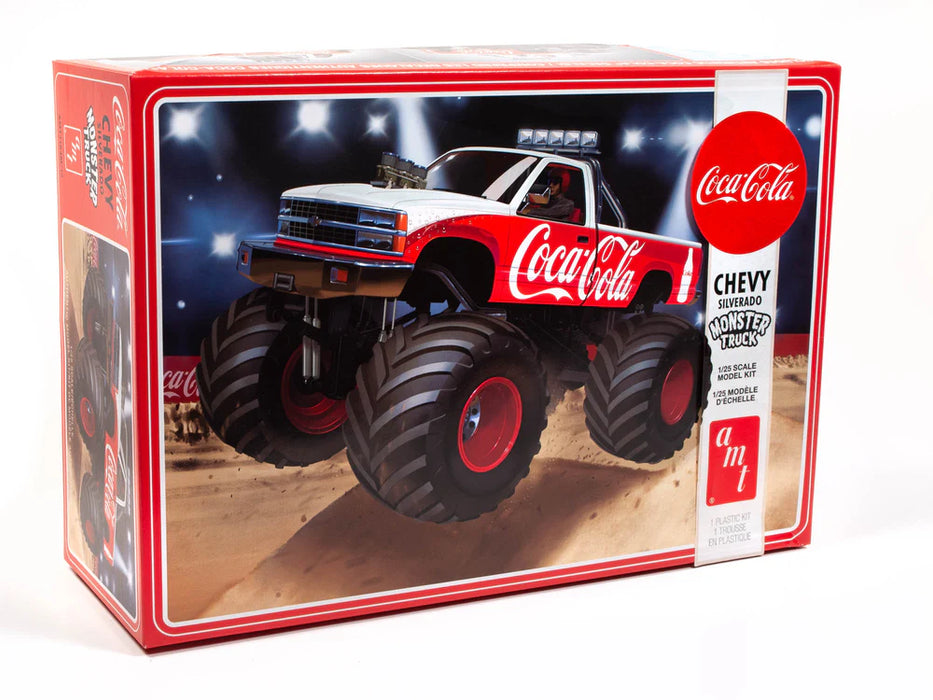 amt 1184 1/25 1988 Chevy Silverado Monster Truck (Coca-Cola) Skill Level 3 Model Kit