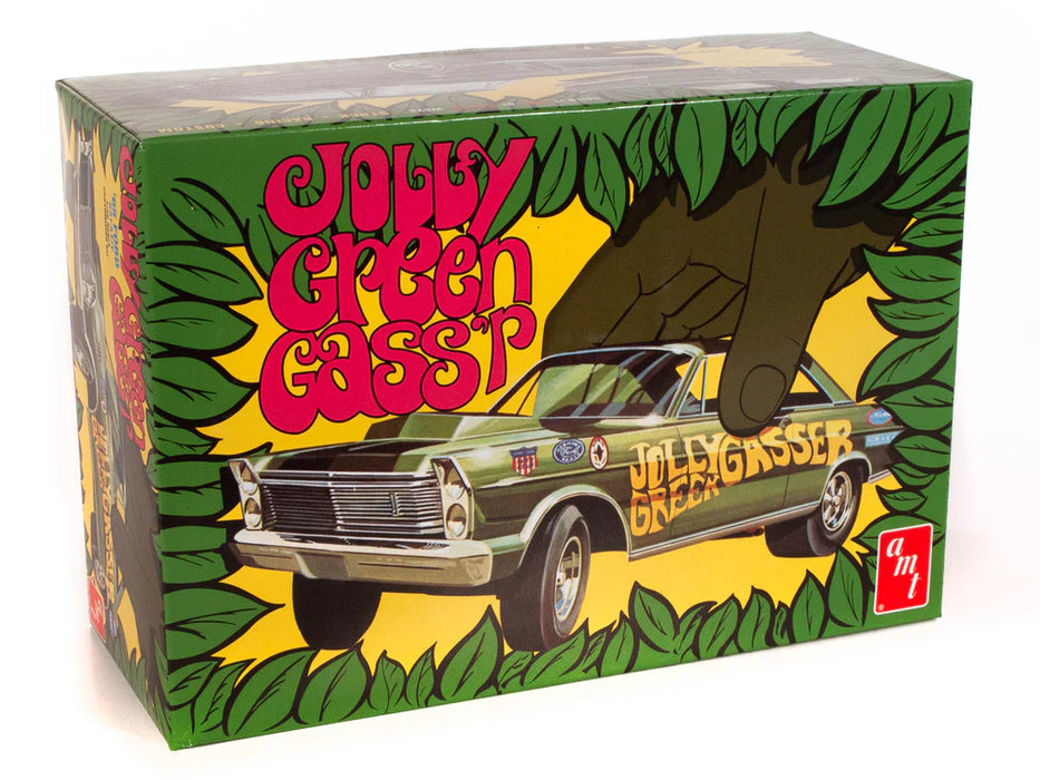 amt 1192 1/25 1965 Ford Galaxie Jolly Green Gasser Skill Level 2 Kit