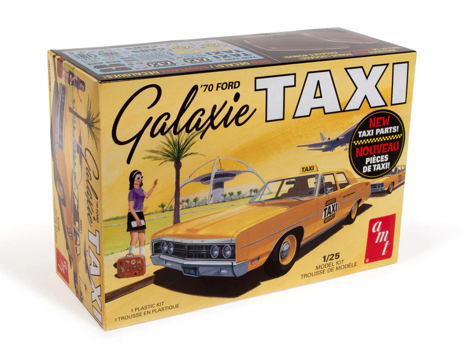 amt 1243 1/25 1970 Ford Galaxie Taxi Skill Level 2 Kit