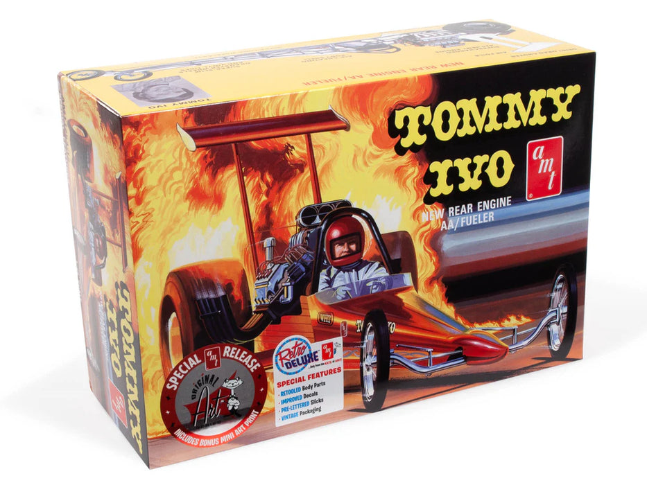 amt 1253 1/25 Tommy Ivo Rear Engine Dragster Skill Level 2 Model Kit