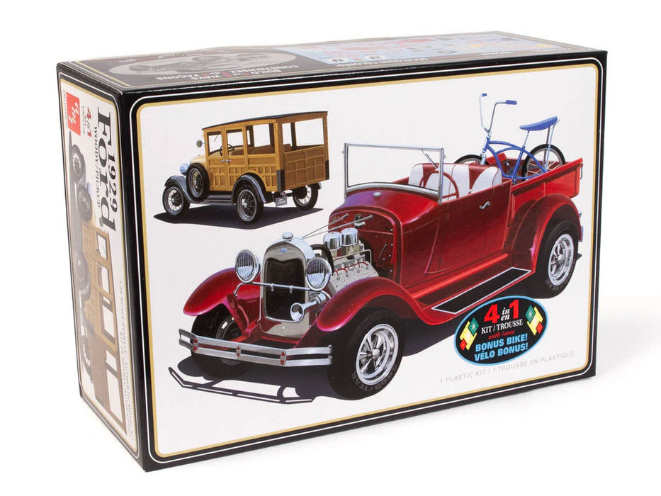 amt 1269 1/25 1929 Ford Woody Pickup Skill Level 2 Model Kit