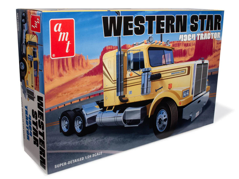 amt 1300 1/24 Western Star 4964 Tractor Cab Skill 3 Model Kit