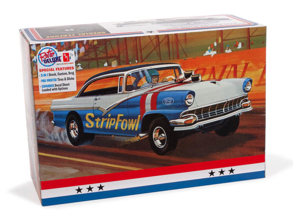 amt 1308 1/25 1956 Ford Victoria Hardtop Skill Level 2 Model Kit